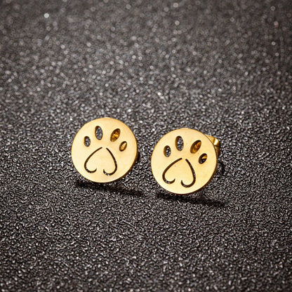 Pendientes Pawsome Estilo Art Déco - 86 - Dulces Mascotas BCN