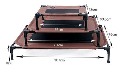 Pet bed dog moisture - proof removable washable stack dog bed Oxford cloth camp bed - Dulces Mascotas BCN