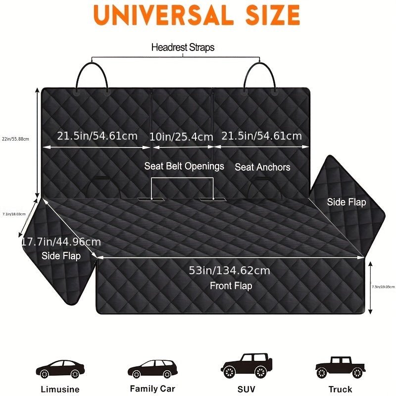 Protector Impermeable Asiento Coche para Perros | Antiaraañazos - Dulces Mascotas BCN