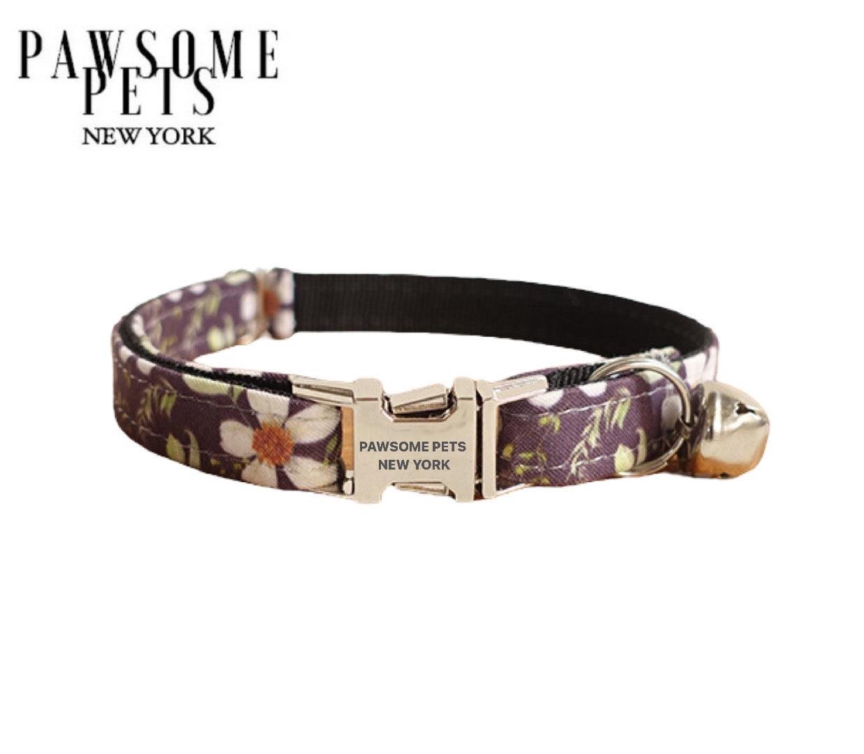 SMALL SIZE DOG & CAT COLLAR - SUNFLOWER - Dulces Mascotas BCN