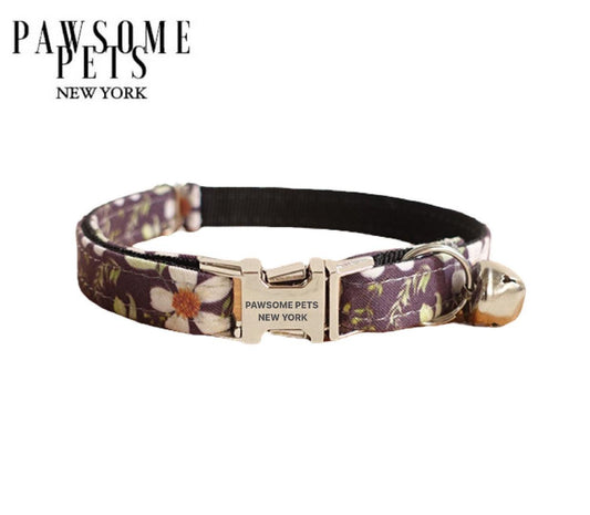 SMALL SIZE DOG & CAT COLLAR - SUNFLOWER - Dulces Mascotas BCN
