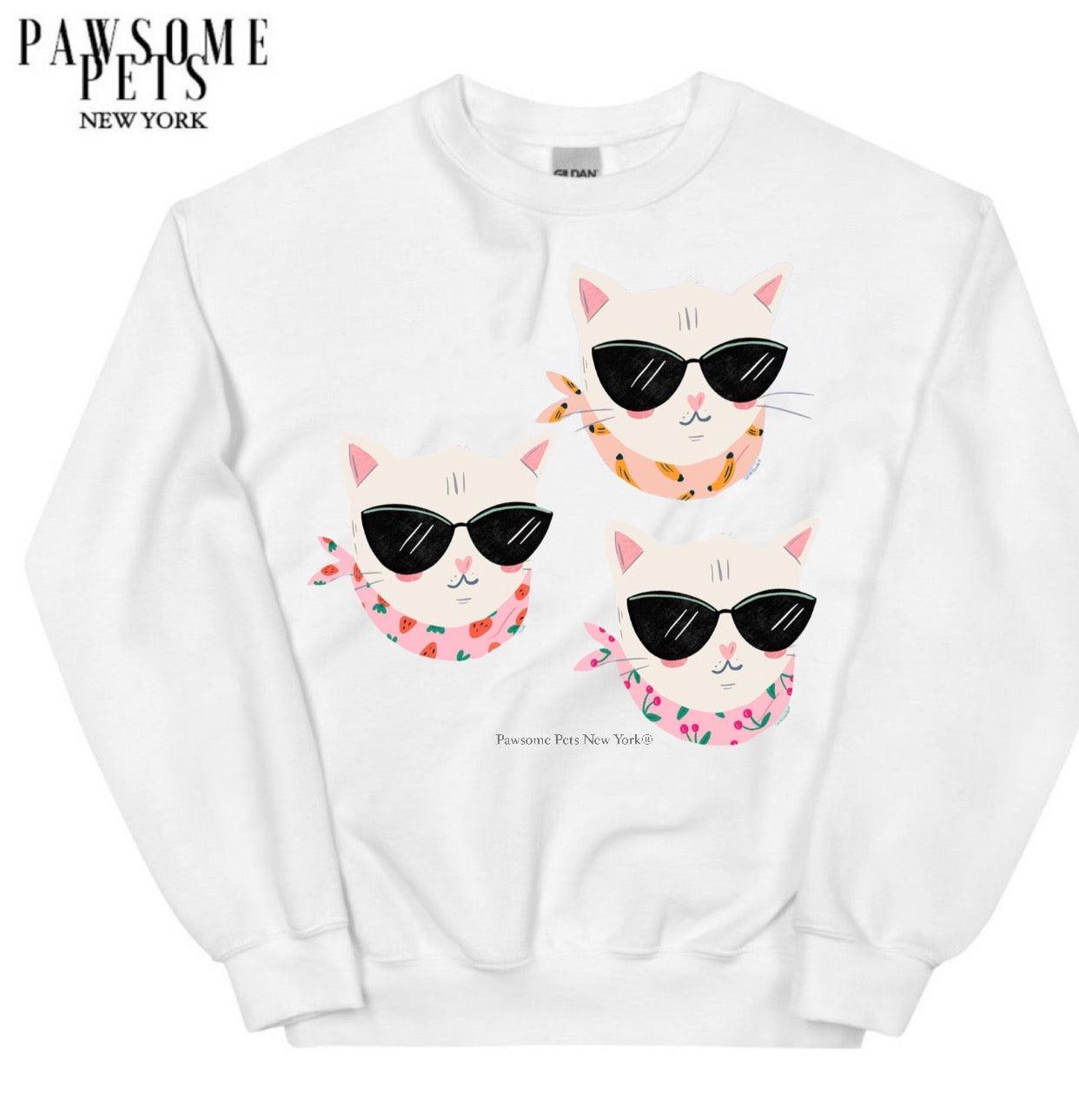 SWEATSHIRT - COOL CATS - Dulces Mascotas BCN