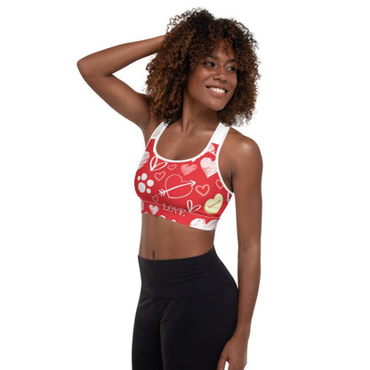 Top Deportivo Puppy Love | Sujetador Acolchado Dog Lover - Dulces Mascotas BCN