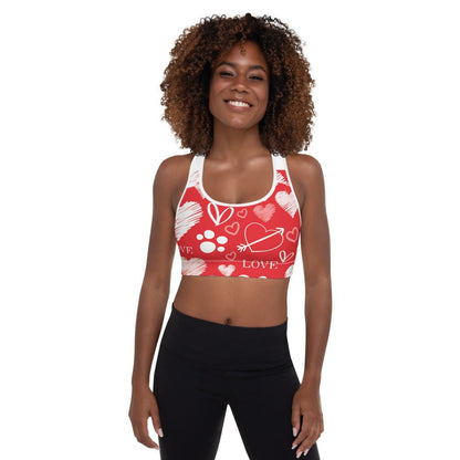 Top Deportivo Puppy Love | Sujetador Acolchado Dog Lover - Dulces Mascotas BCN