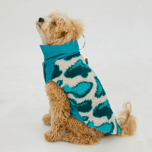 TürkisTraum Fleece Mantel - Dulces Mascotas BCN