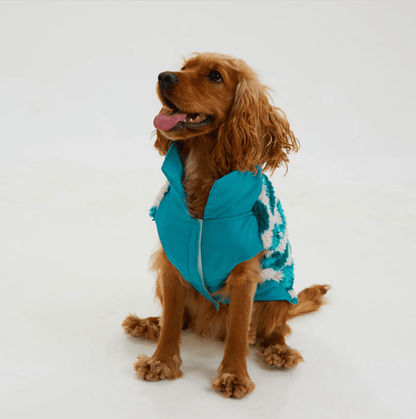 TürkisTraum Fleece Mantel - Dulces Mascotas BCN