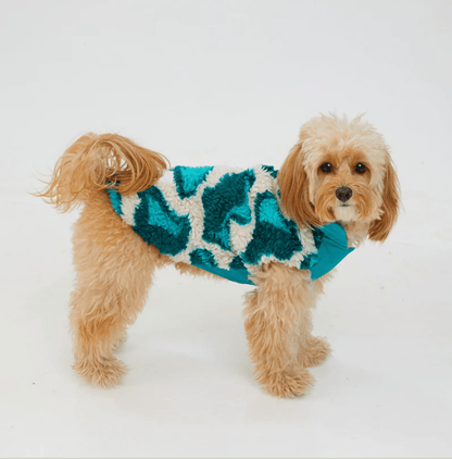 TürkisTraum Fleece Mantel - Dulces Mascotas BCN