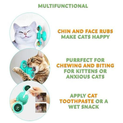 Windmill Cat Toy 5 - in - 1 - Dulces Mascotas BCN