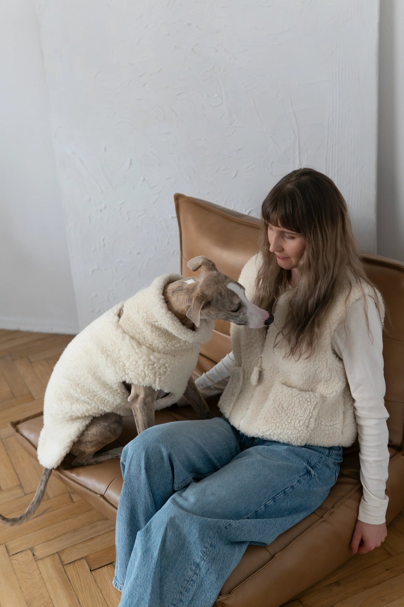Woolen Dog Vest - Blue - Dulces Mascotas BCN